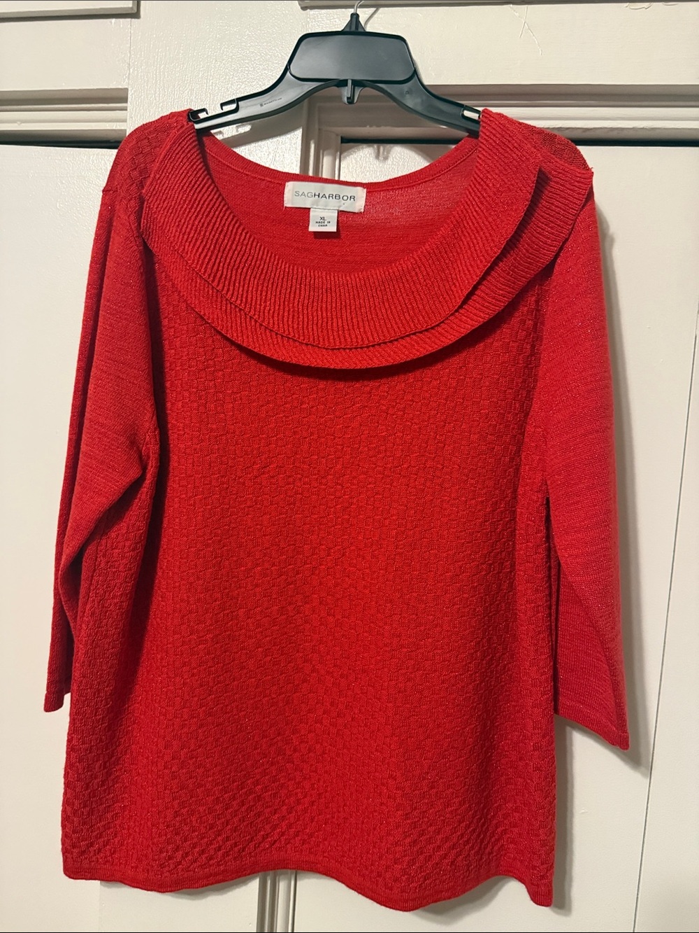 Beautiful red lightweight sweater